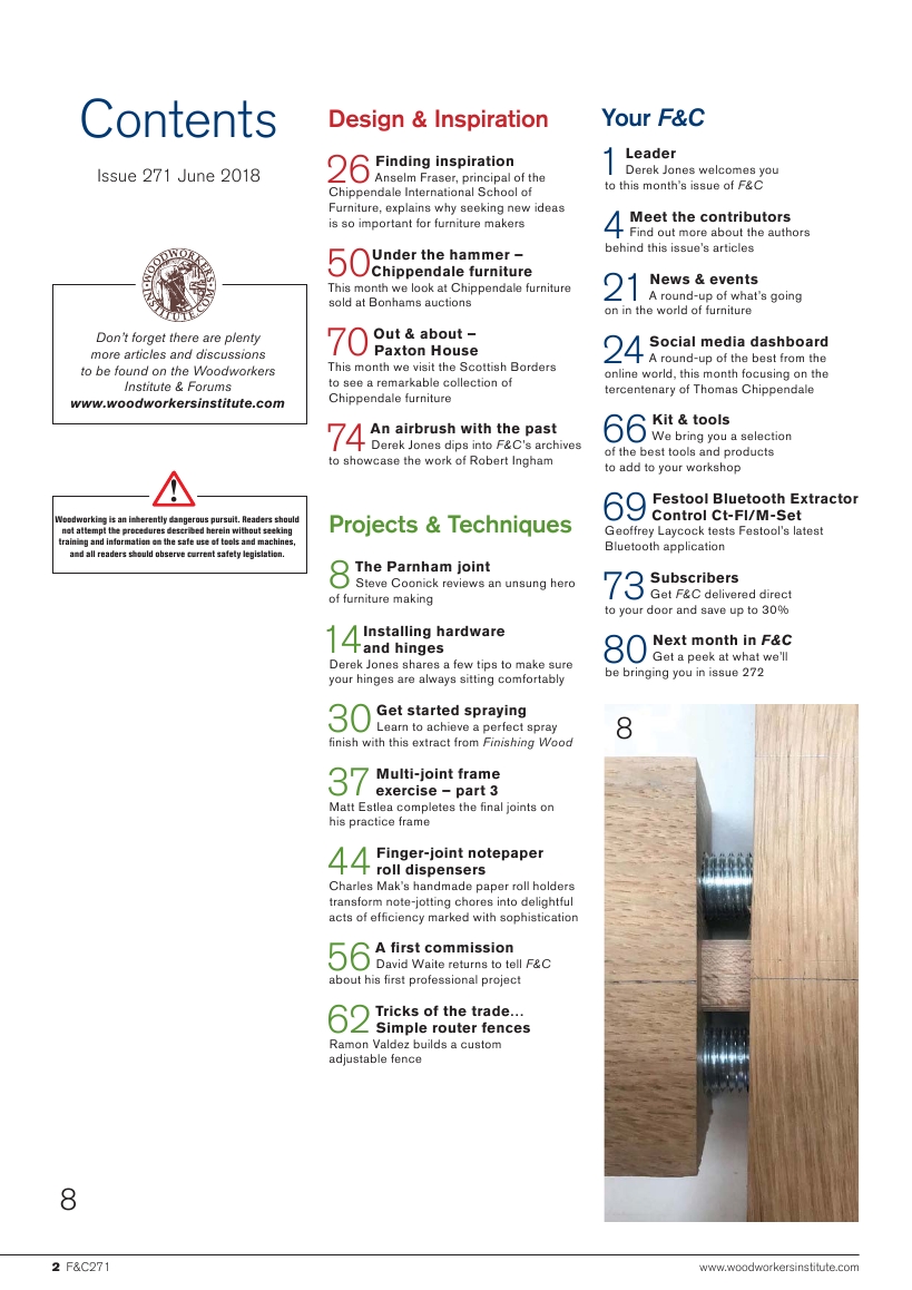 Furniture & Cabinetmaking 271 2018-06